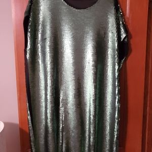 Eloquii green sequined sheath dress - 20